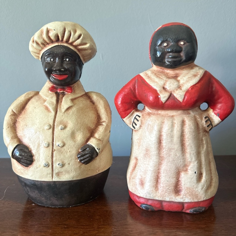 Vintage Chef and Maid Figurines